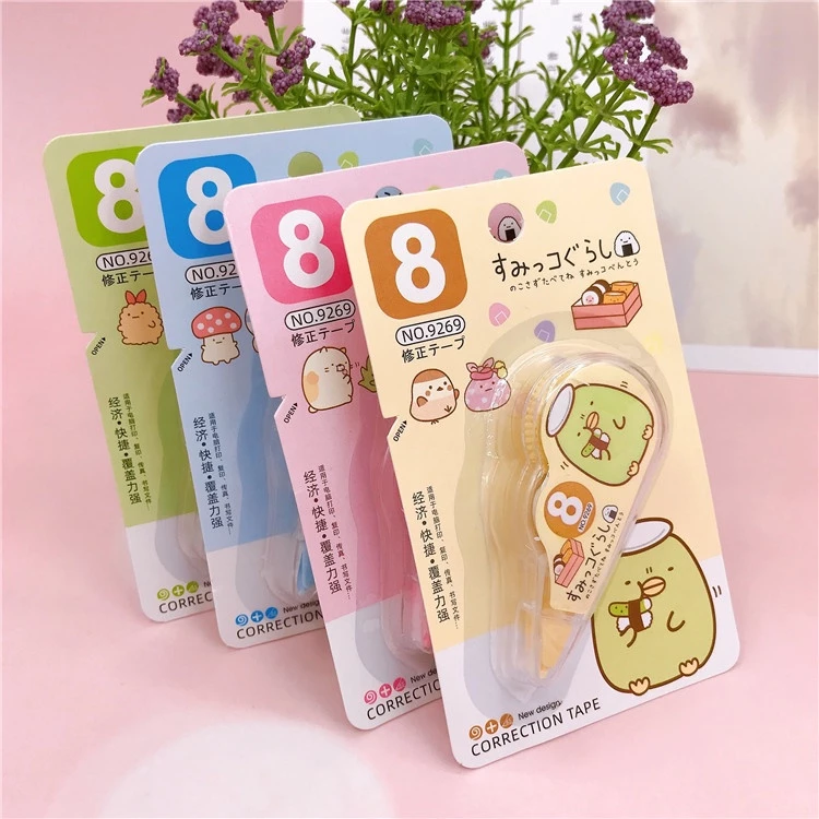 Correction Tape Roll Penghapus Pena Perlengkapan Sekolah Stationery — 4