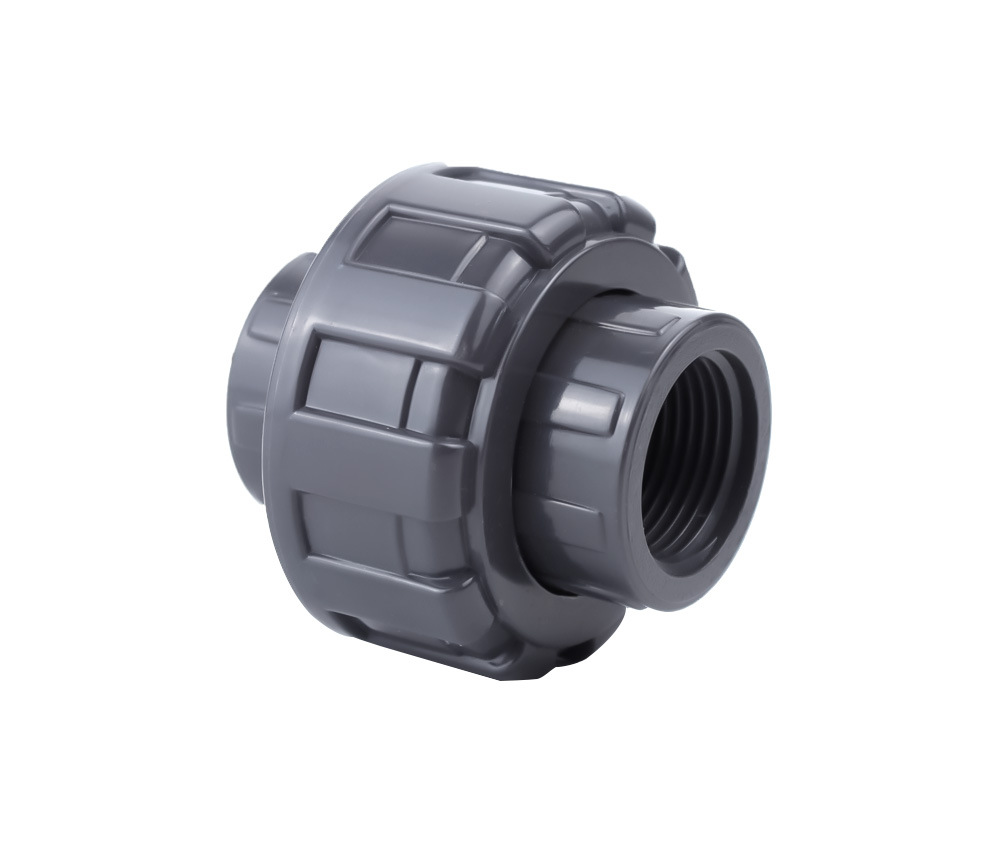 Watermur PVC Pompa Air Plastik Polos Union Fitting — 6