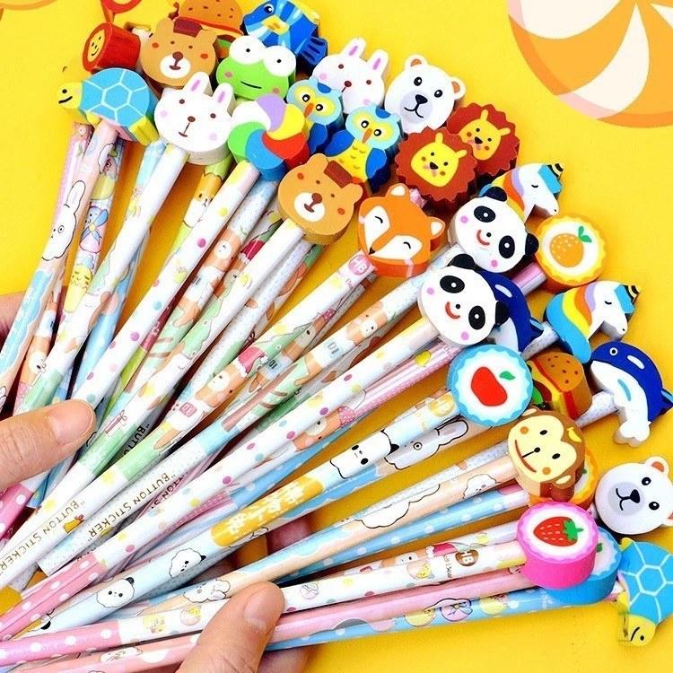 Cartoon Pensil with eraser — 5