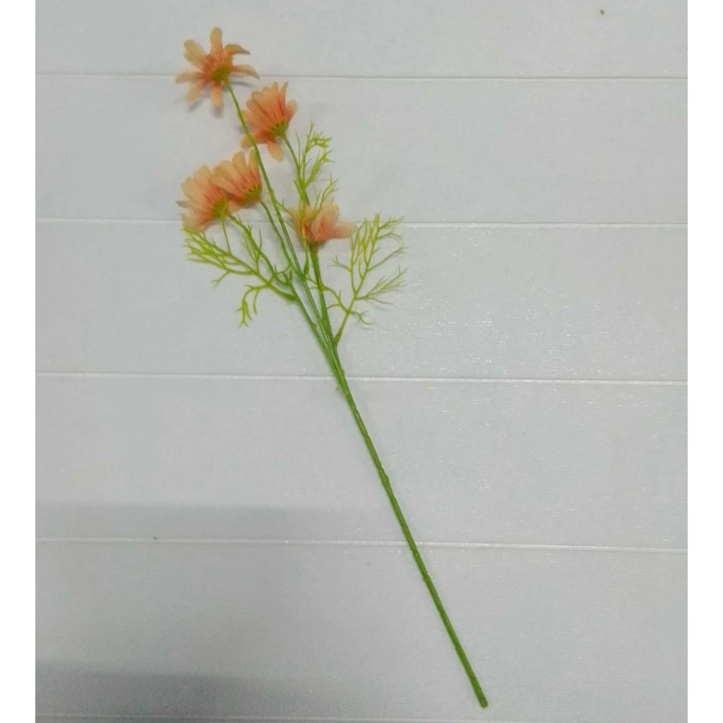 Buket Bunga Daisy Blossom Replika Plastik Besi Tanaman Hias