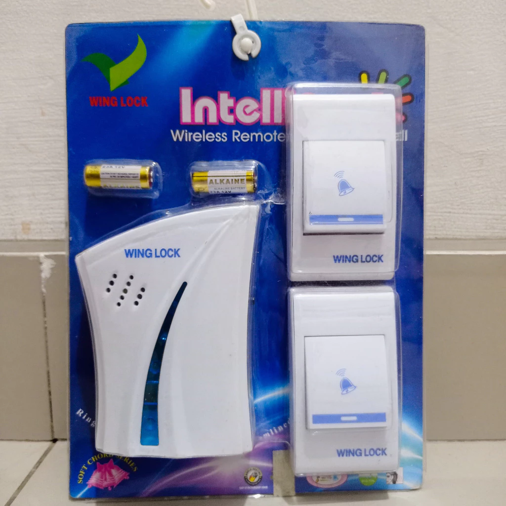 Bel Pintu Tanpa Kabel Doorbell Wireless Tanpa Kabel Desain Minimalis — 4
