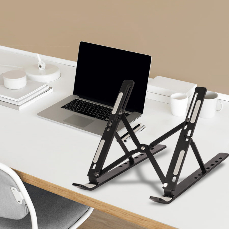 Laptop Stand Lipat Holder Anti-slip Anti-geser Portable — 10