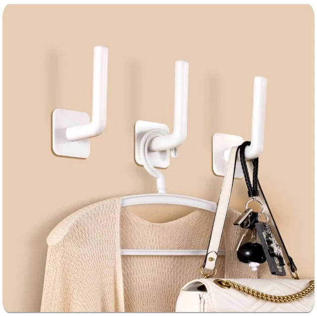 Holder Hook Gantungan Tisu Gulung Tempel Dinding Model PVC Tanpa Paku — 3