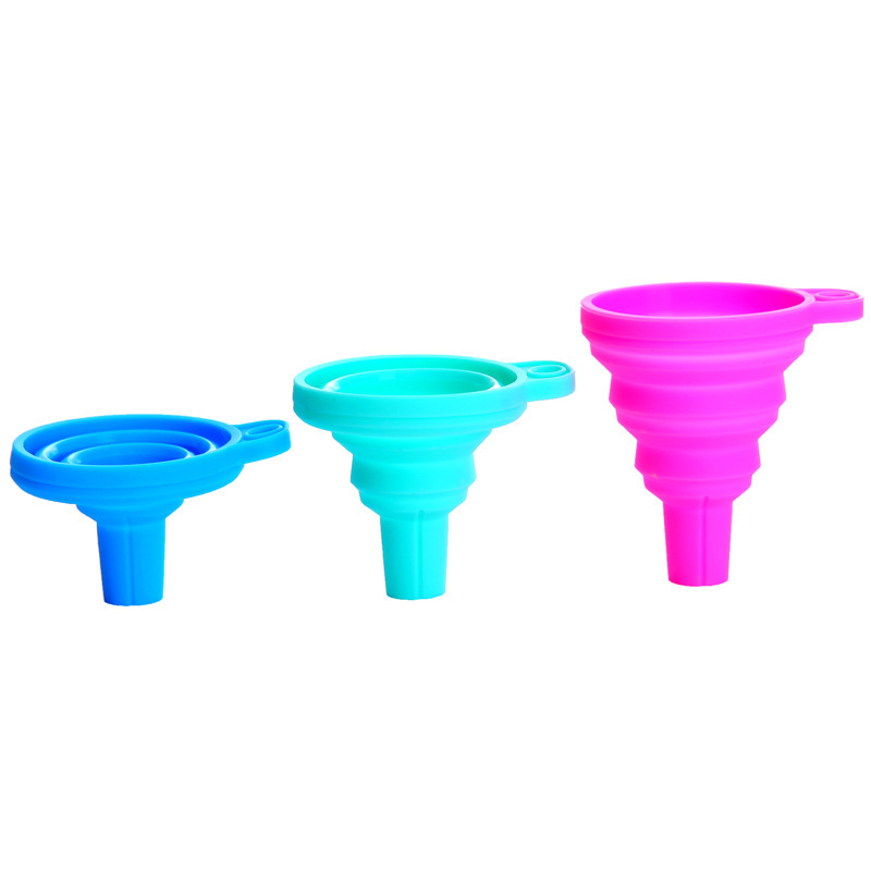 Corong Lipat Silikon Minyak Mini Kecil Portable Serbaguna Flexible — 8