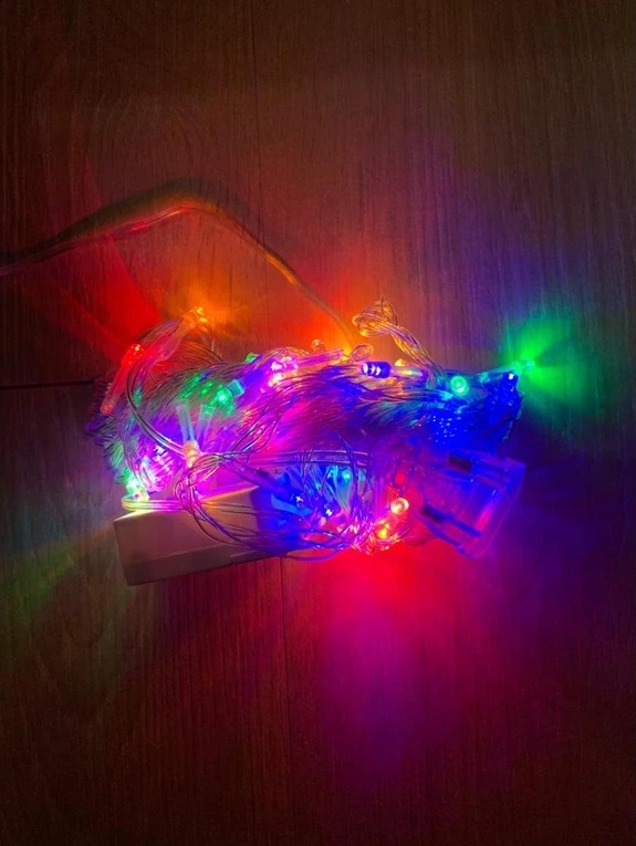 Lampu Tumbler LED Hias Pohon Natal Model Bintang 8 Meter Warna Warni — 6