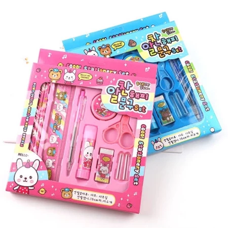 stationary set Alat Tulis Lucu Dengan Character 10 pcs — 10