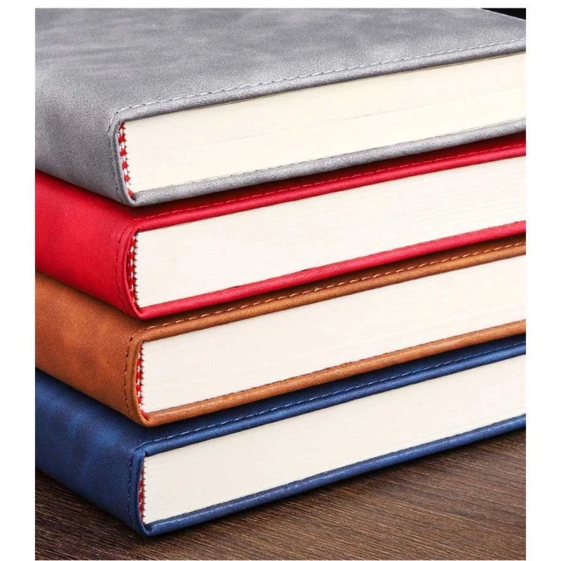 Buku Catatan Kerja Notebook A5 Cover Kulit Sintetis Elegan 100 Lembar — 5