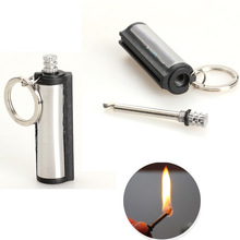 Gantungan Kunci Pematik Api Botol Bulat Waterproof untuk Outdoor — 5