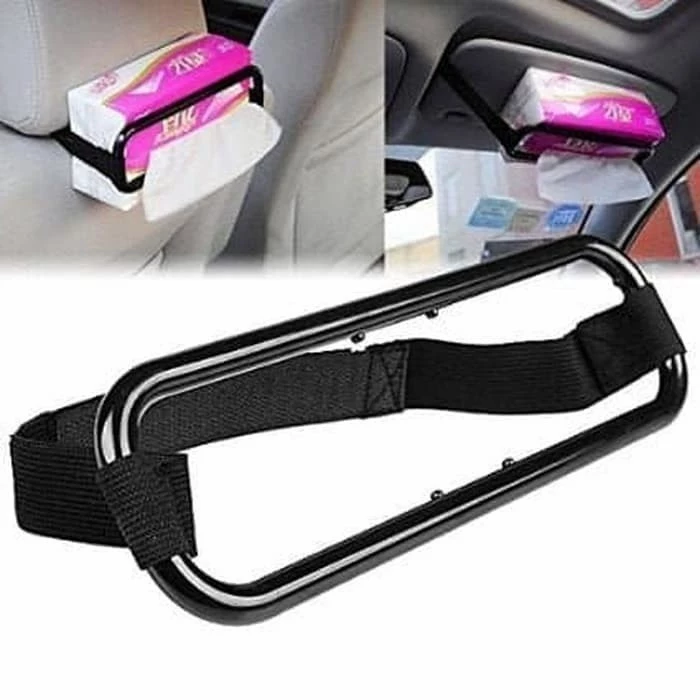 Car Holder Tissue Box Penjepit Tempat Kotak Tisu Mobil Inovatif — 6