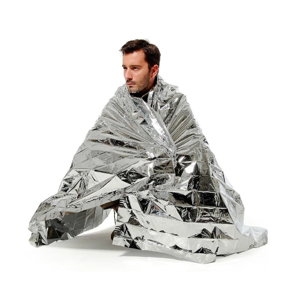 Selimut Alumunium Foil Darurat Emergency Blanket Thermal — 8