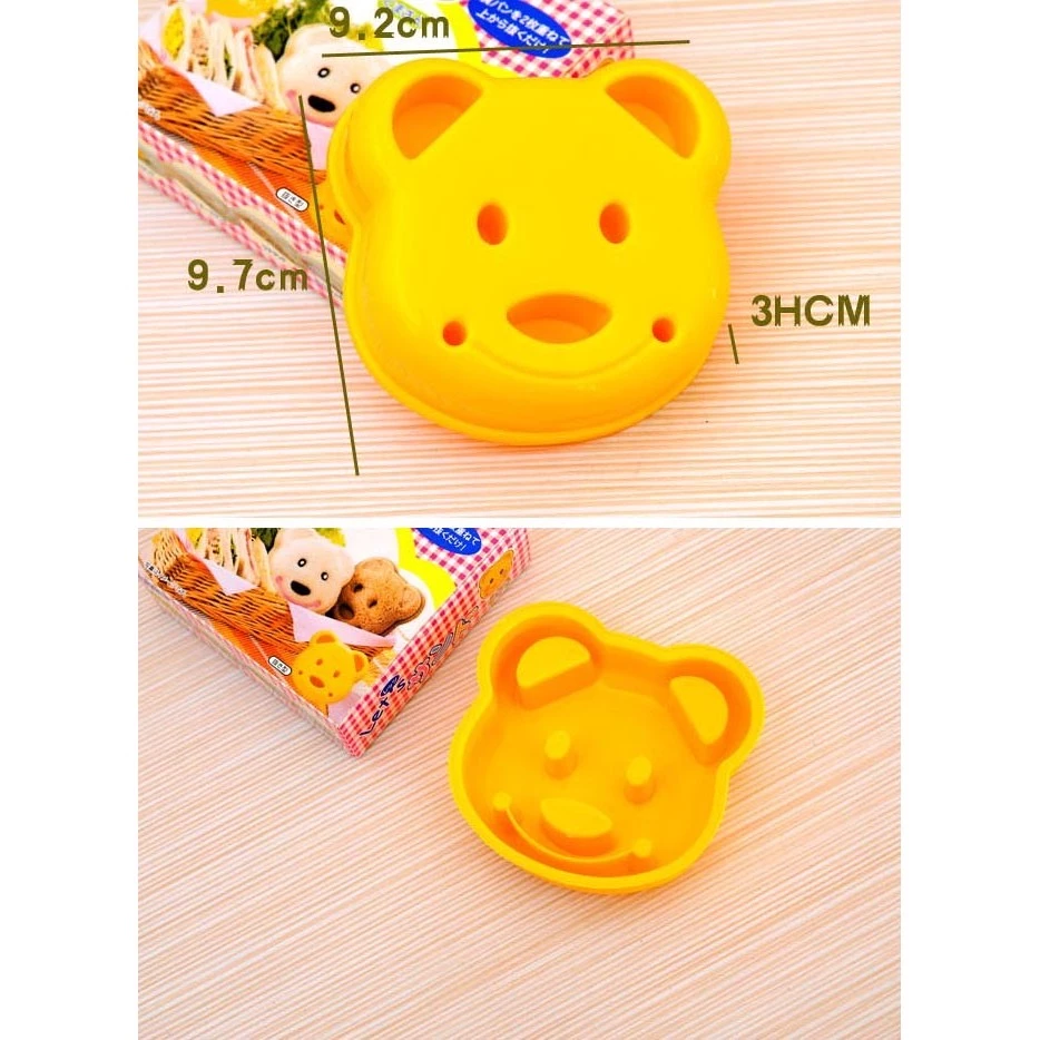 Cetakan Roti Sandwich Bento Rice Bentuk Karakter Food Grade — 7