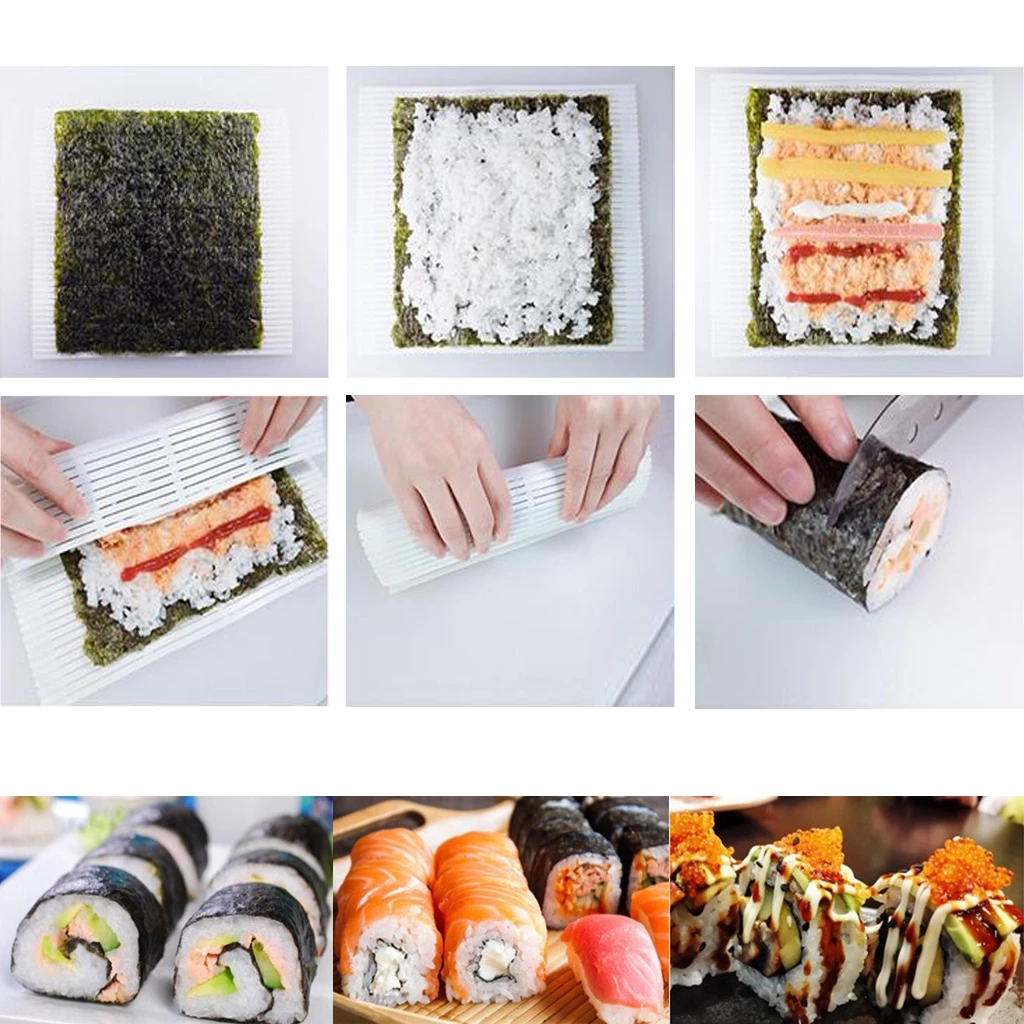 Sushi Roller Alat Penggulung Alas Gulung Tikar Praktis Higienis — 2
