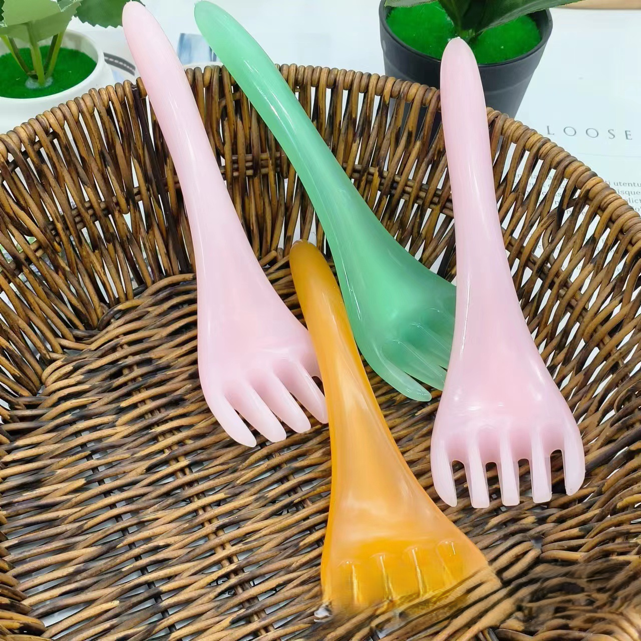 Sisir Guasha Face Massager Terapi Alat Pijat Wajah Kepala Leher Kaki — 7