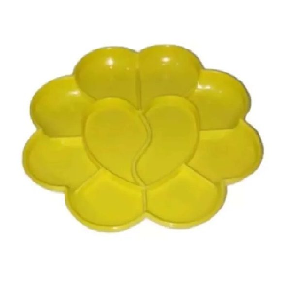 Cat Air Palet Palette 12 cm Piring Lukis Bunga Watercolor Storage — 6