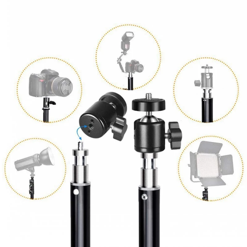 Tripod Stand Panjang 2M Stabil Flip Lock Kamera Foto Rekaman Konten — 3