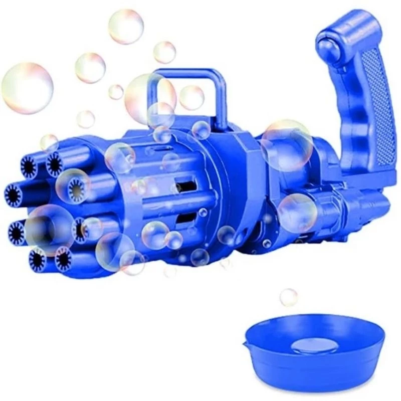Mainan Viral Gelembung Sabun Otomatis Elektrik Bubble Gun — 3