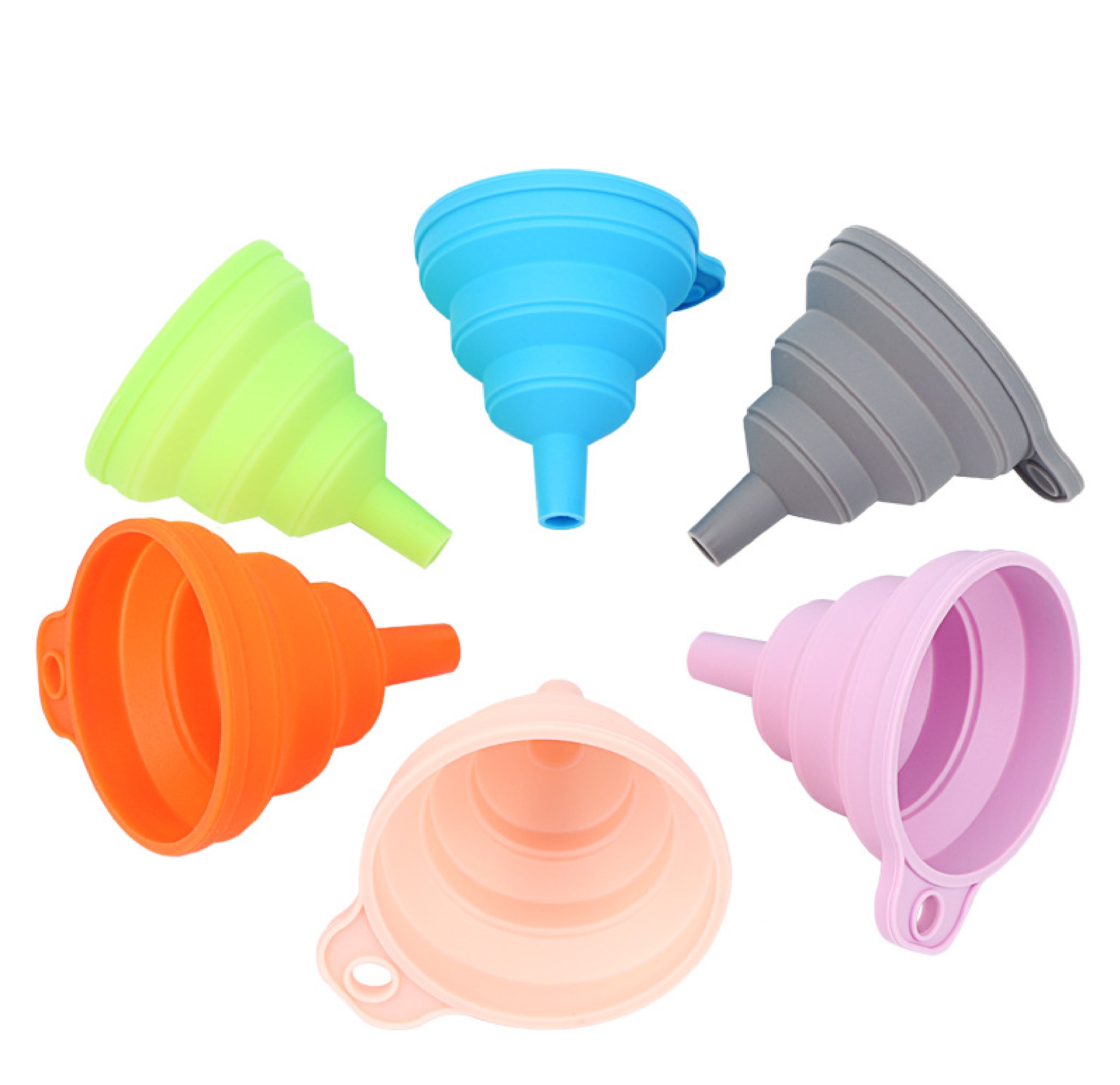 Corong Lipat Silikon Minyak Mini Kecil Portable Serbaguna Flexible — 7