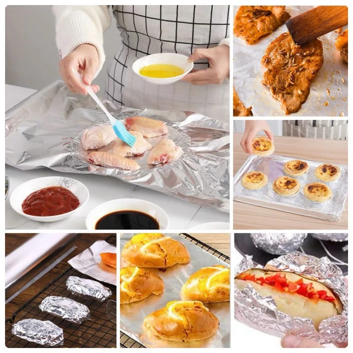 Aluminium Foil Kertas Wrap Panggang Pembungkus Makanan Baking Cooking — 6