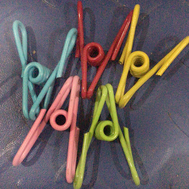 Klip Jepitan Jemuran Warna-Warni Multifungsi Stainless Steel 10pcs — 9