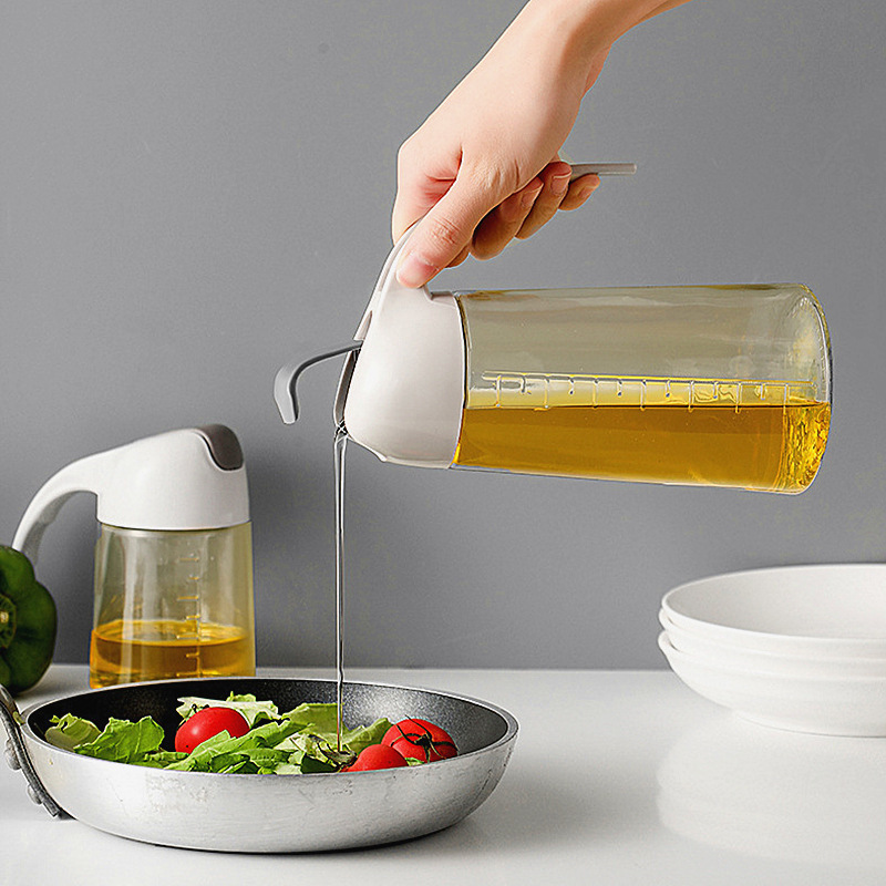 Botol Minyak Goreng Kecap Cuka Kaca Bahan Tebal Kapasitas 630ml — 4
