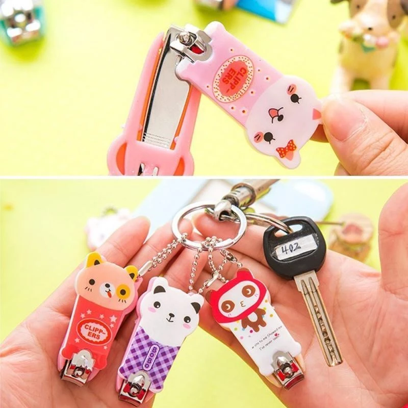 Gunting Kuku Karakter Lucu Korea Cartoon Nail Clipper Tangan Kaki — 6