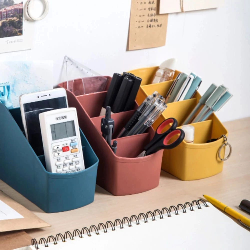 Rak Meja Organizer Storage Tempat Alat Tulis Brush Make Up Lipstick — 3