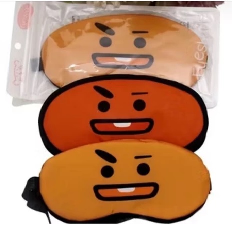 Penutup Mata Karakter Ekspresi Eye Cover Sleep Motif Boneka Lucu — 6