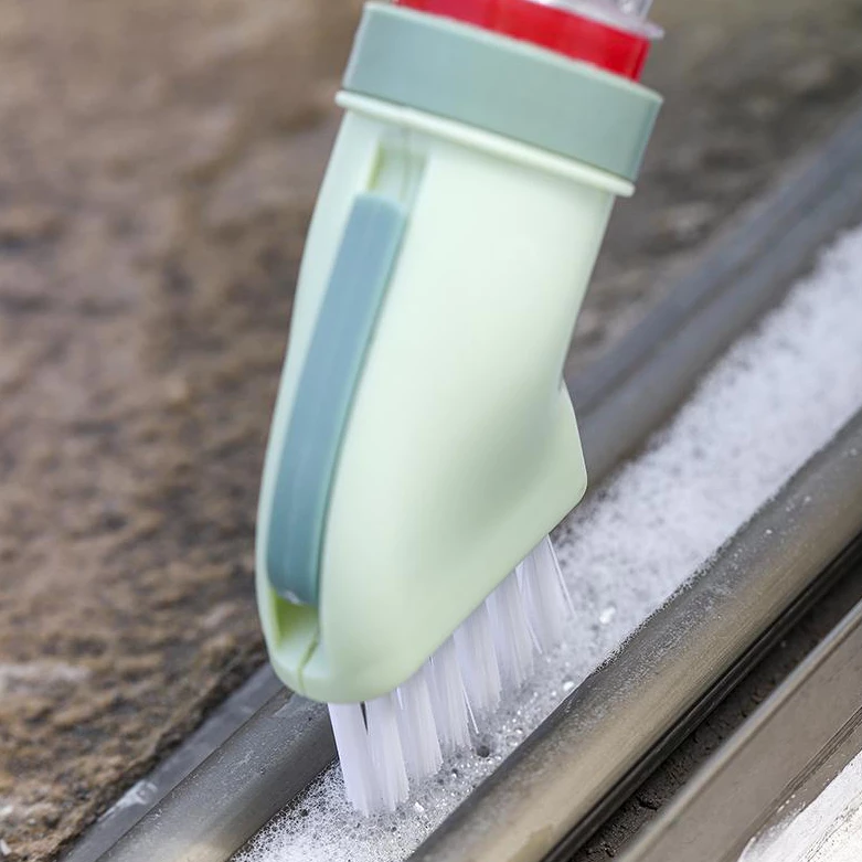 Sikat Cuci Mini Sela Sudut Kamar Mandi Hemat Tenaga Desain Botol Air — 6