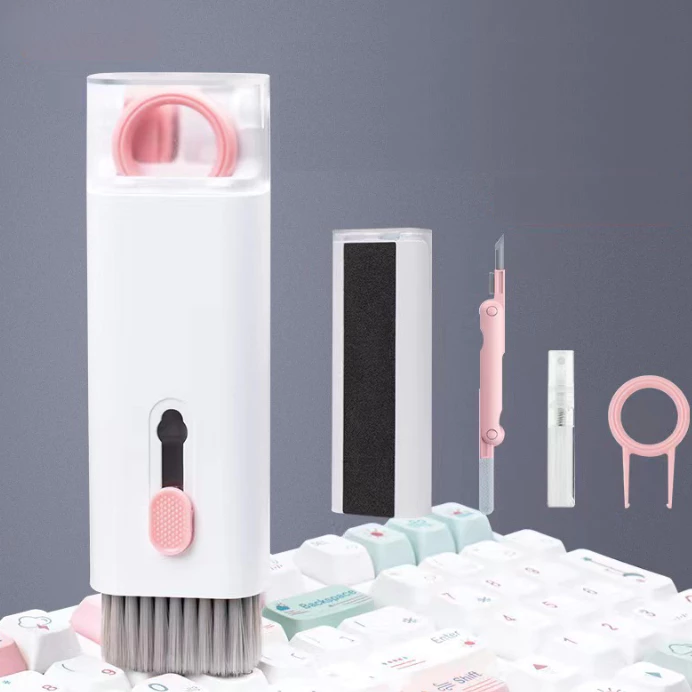 Brush Sikat Pembersih Keyboard Headphone Gadget 7 in 1 Multifungsi — 4