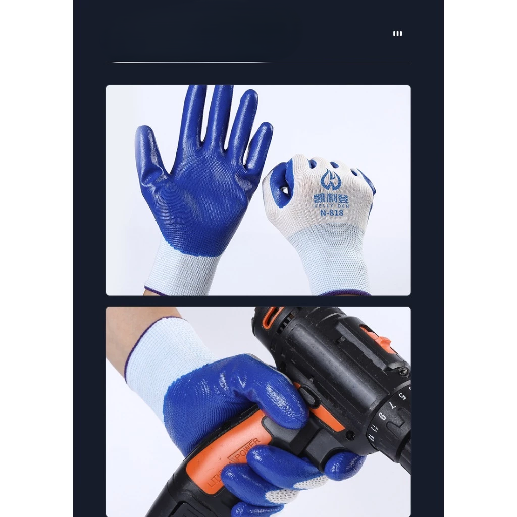 Sarung Tangan Kerja Lupo Latex Polyurethane Anti Korosi — 6