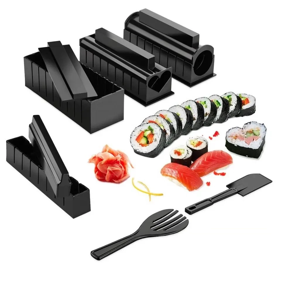 Set Alat Membuat Sushi 11 in 1 untuk Bento Makanan Jepang — 7