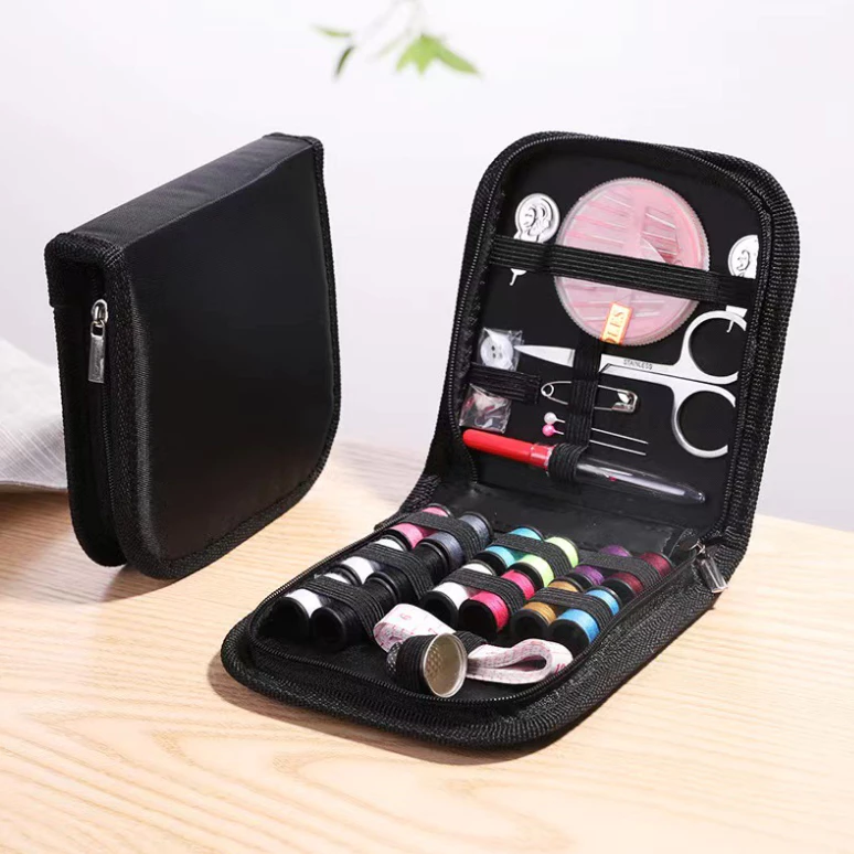 Set Alat Jahit 10 PCS Kotak Dompet Pouch Travel Sewing Box Portable — 3