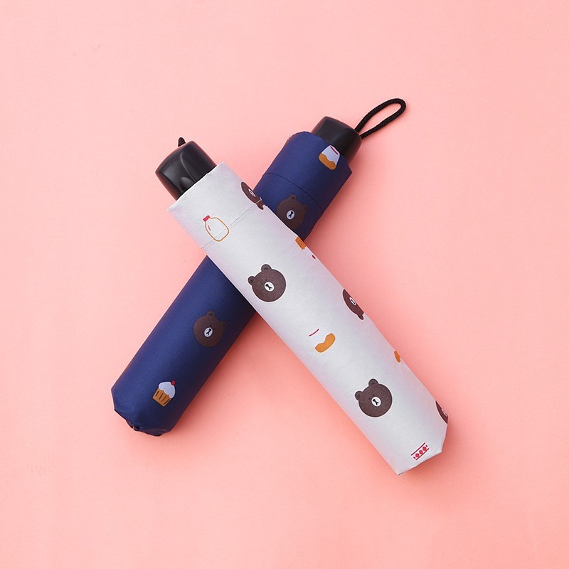 Payung Lipat Motif Beruang Lucu Folding Umbrella Bear Hujan dan Panas — 5