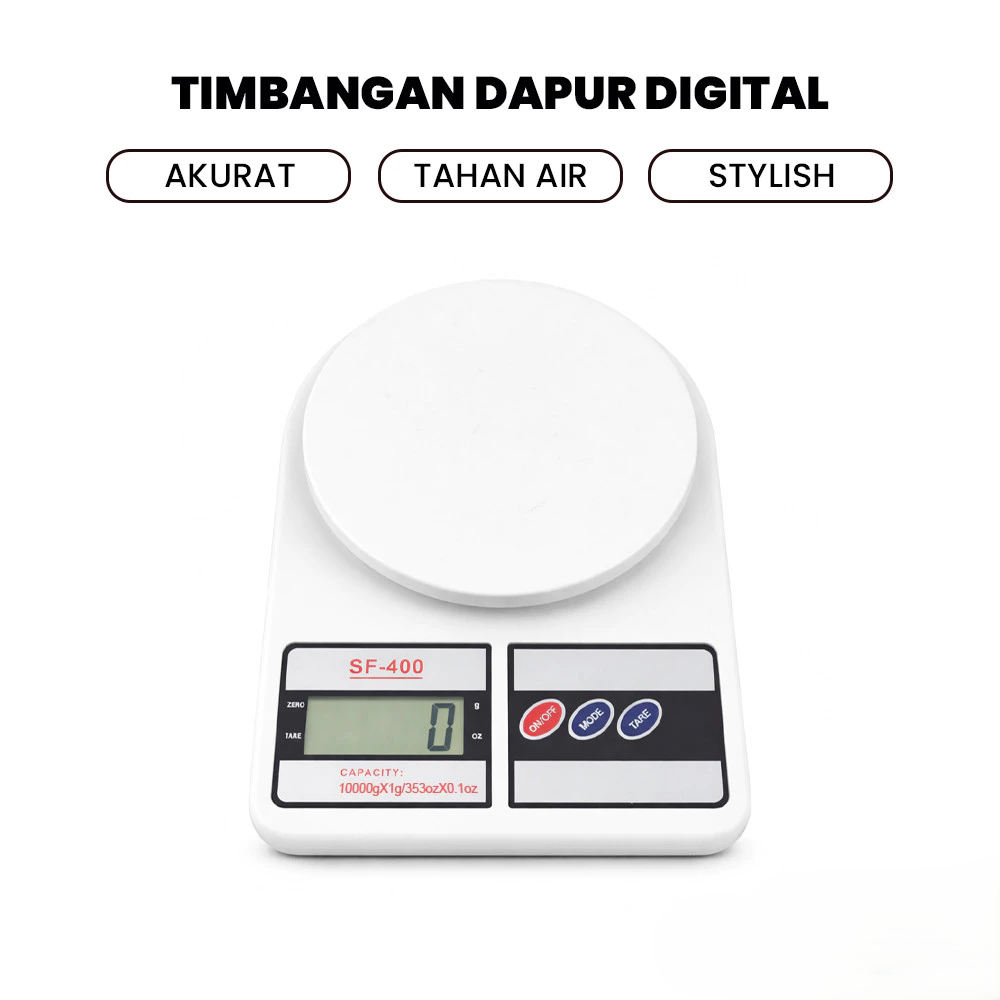 Timbangan Dapur Digital Kue Electronic Kitchen Scale 10 Kg - Skala 10kg — 7
