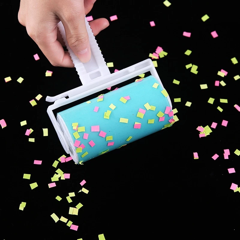 Sticky Lint Brush Roller Alat Pembersih Debu Bulu Hewan Washable — 4