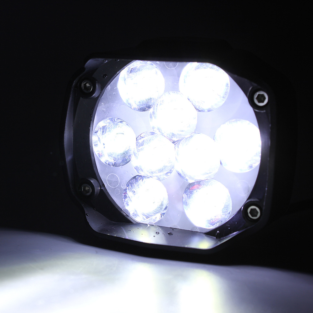 Lampu Tembak Sorot Spion Motor LED Spotlight Bulat Waterproof — 7