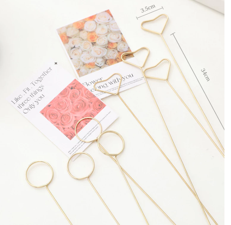 Stick Card Klip Kartu Ucapan Buket Bunga Bouqet Gift Hampers Lebaran — 3