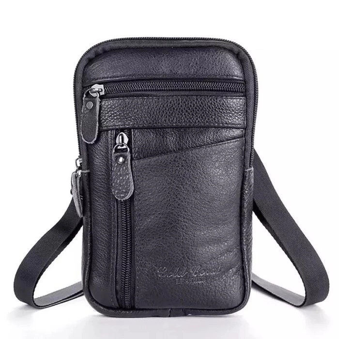 Tas Dompet Pinggang Slingbag Gadget Pria Minimalis dan Multifungsi — 6