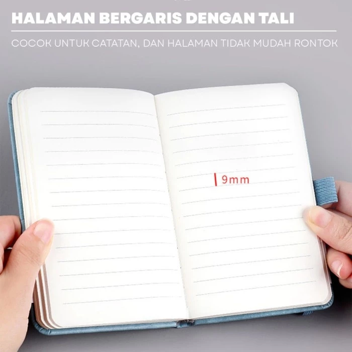 Buku Kulit Mini A6 Aesthetic Pelajar Mahasiswa Pekerja Kantoran Guru — 5