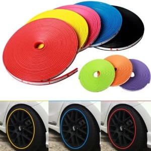 Wheel Protector Karet Pelindung Velg Mobil 4 Roda Rim Protector — 8