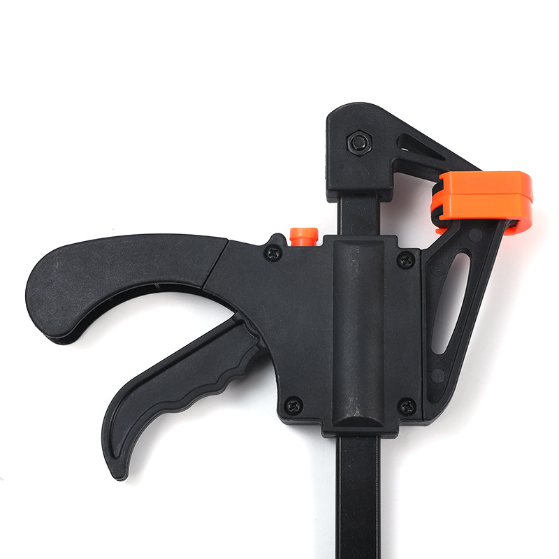 F Clamp Bar Catok Alat Penjepit Press Kayu klem Clip DIY 4 inch — 4