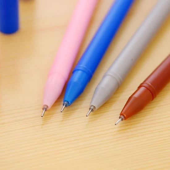 Pulpen Gel Karakter Kartun Jepang Hamburger Line Brown Doraemon — 8