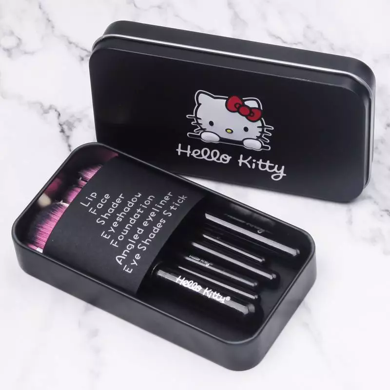 Kuas Make Up 1 Set Makeup Tools Brush Set 7 In 1 Hello Kitty — 6