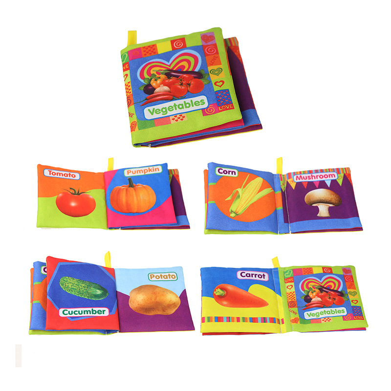 Buku Kain Edukasi Anak Mainan Bayi Belajar Membaca Cerita Gambar — 7
