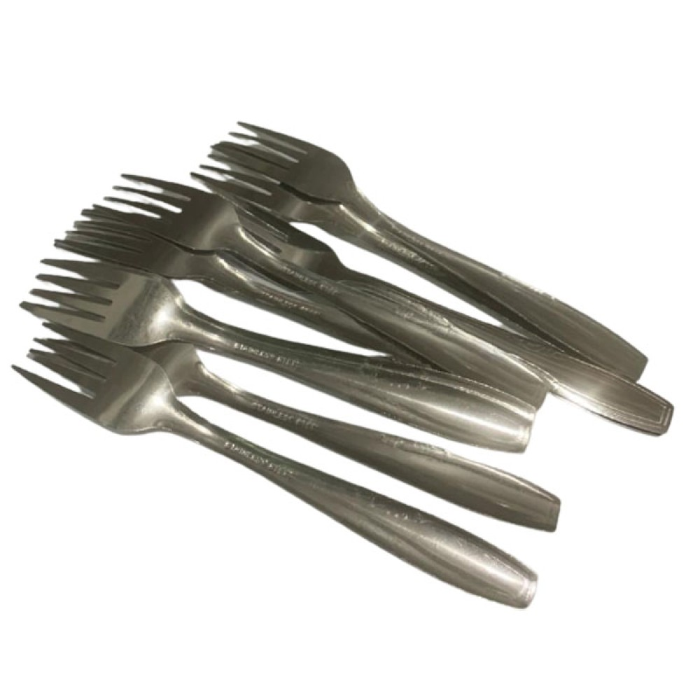 Garpu Makan Stainless 1 Lusin 12 Pcs Perabotan Kebutuhan Alat Dapur — 3