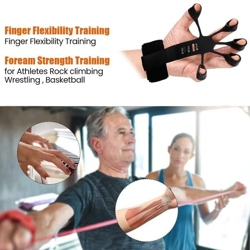 Finger Trainer Alat Latihan Cengkraman Jari Fleksibilitas — 3