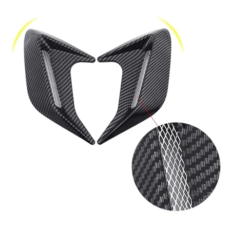 Car Air Flow Side Fender Universal Dekorasi Insang Hiu Pada Mobil — 5