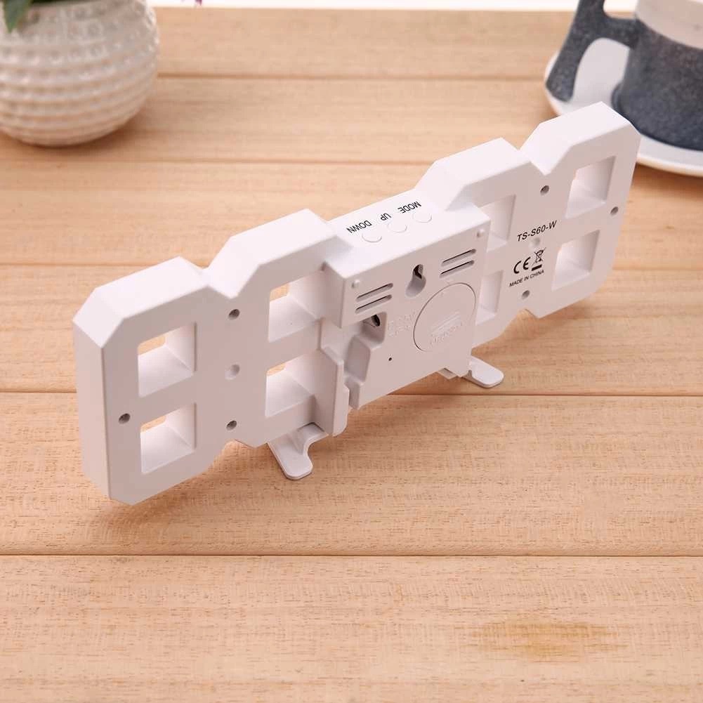 Jam Dinding Digital LED 3D Clock Aesthetic Modern Style — 5