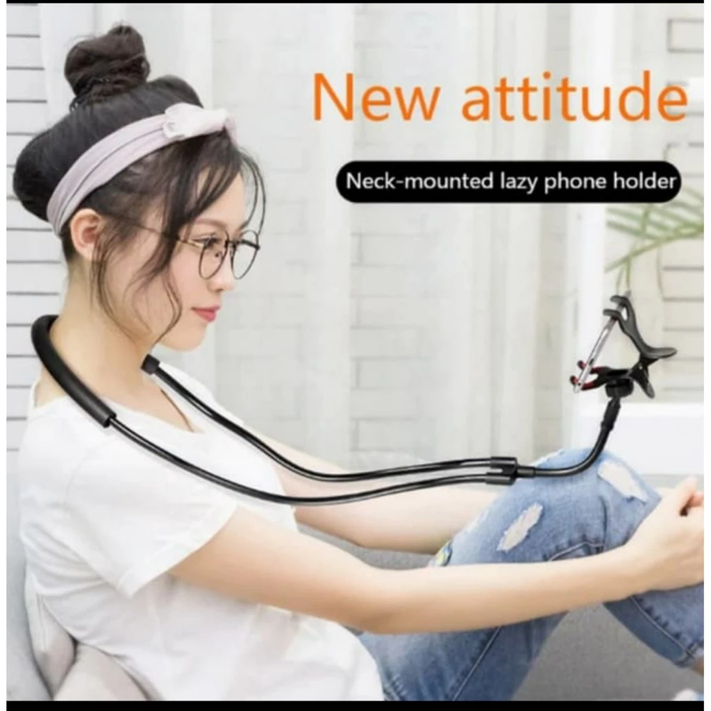 Lazyneck Model Jepit Holder Smartphone Fleksibel Penjepit Universal Serbaguna — 3