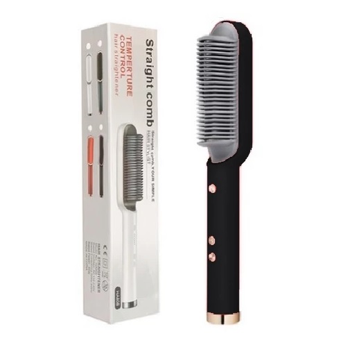 Catok Sisir Pelurus Rambut Hair Straightener Curler 2 in 1 Model SN-901 — 7